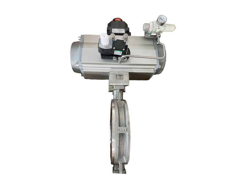 Stainless Steel Double Offset High Performance Pneumatic Butterfly Valve