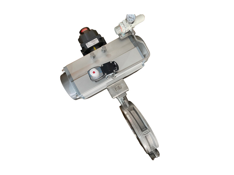 Stainless Steel Double Offset High Performance Pneumatic Butterfly Valve