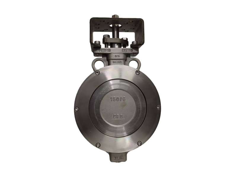 Full CF8 Stainless Steel High Performance Double Offset Butterfly Valve